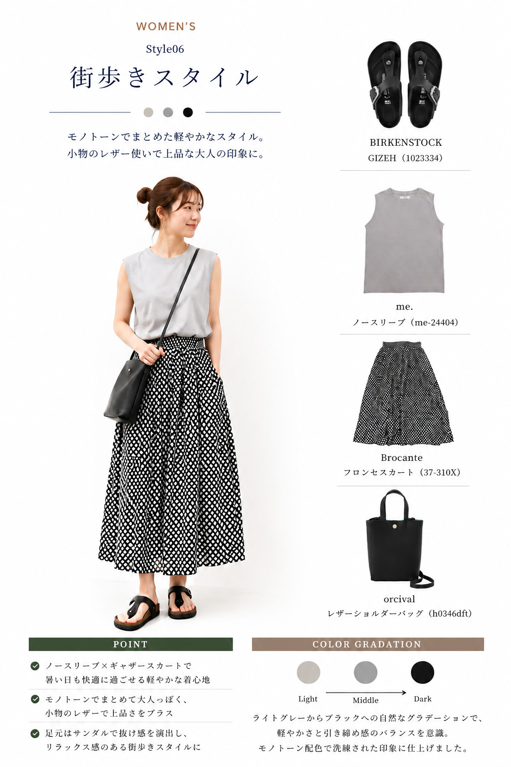 WOMEN'S STYLE 06 コーディネート
